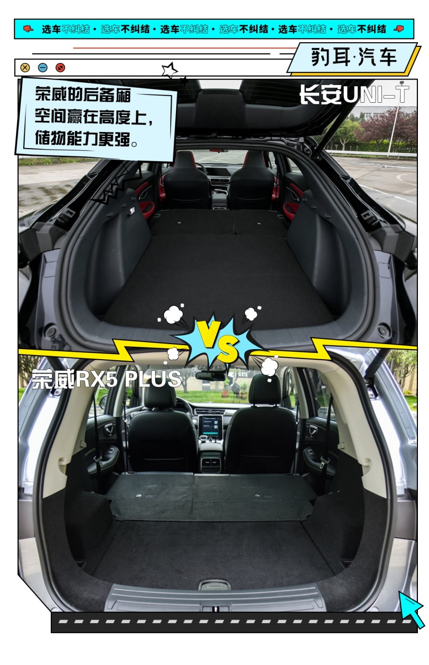 长安UNI-T对比荣威RX5 PLUS 网友：中国车不只会山