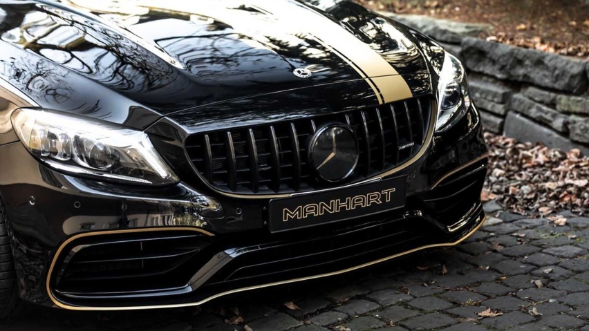 最后的大V8 Manhart爆改AMG C63 S旅行车 狂飙722马