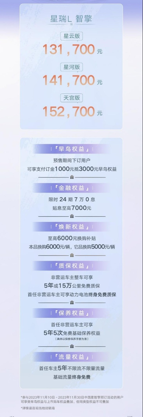 11月11日 吉利双子星——星越L智擎/星瑞L智擎于梅江会展中心上市