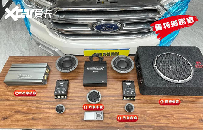 石家庄奥盛腾专业汽车音响改装福特撼路者改装汽车音响