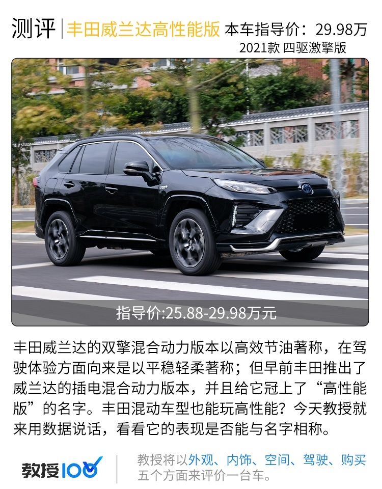 丰田威兰达高性能版2021款,2021款丰田威兰达 试丰田威兰达高性能版