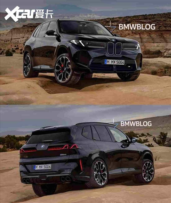 提供5种动力总成 全新一代宝马X5假想图