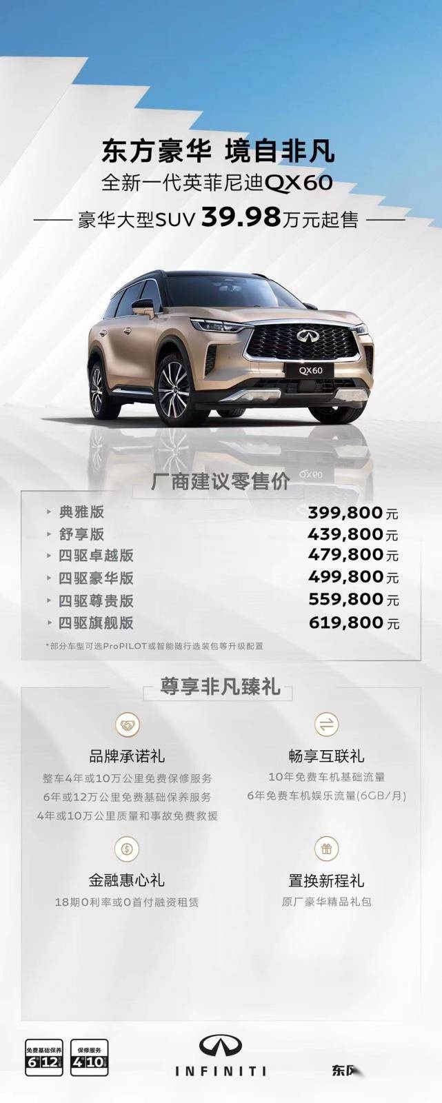 全新一代英菲尼迪QX60正式上市 够大够豪华/售39.98万元起