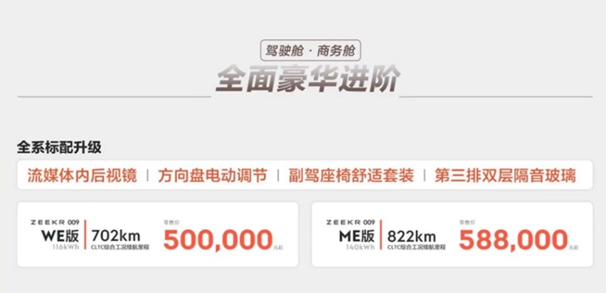 新能源汽车还敢涨价？极氪009的底气在哪里？
