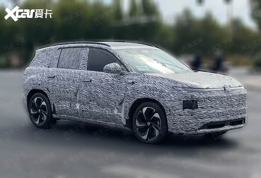 上汽大众IDERA首款纯电车型谍照曝光中型SUV+激光雷达(图1)