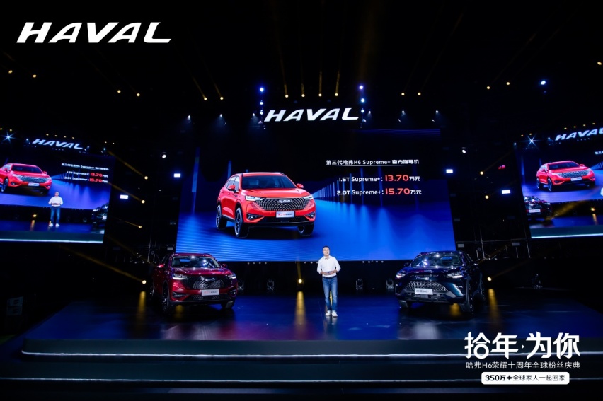 10年350万辆后，哈弗H6再添新成员，H6Supreme+和H6S