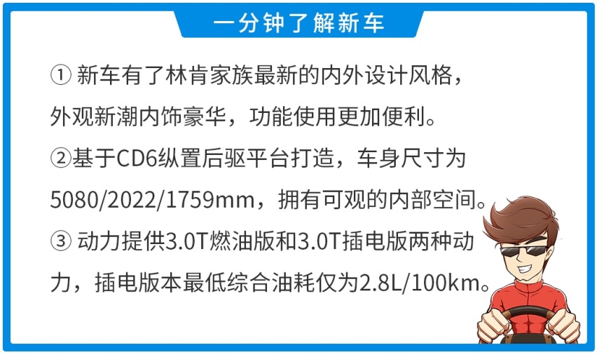5米长，3.0T最低油耗不到3个油，全新林肯飞行家刚刚上市！