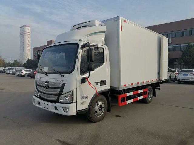 福田欧马可S3冷藏车 2020热门新款4.2米蓝牌冷冻车