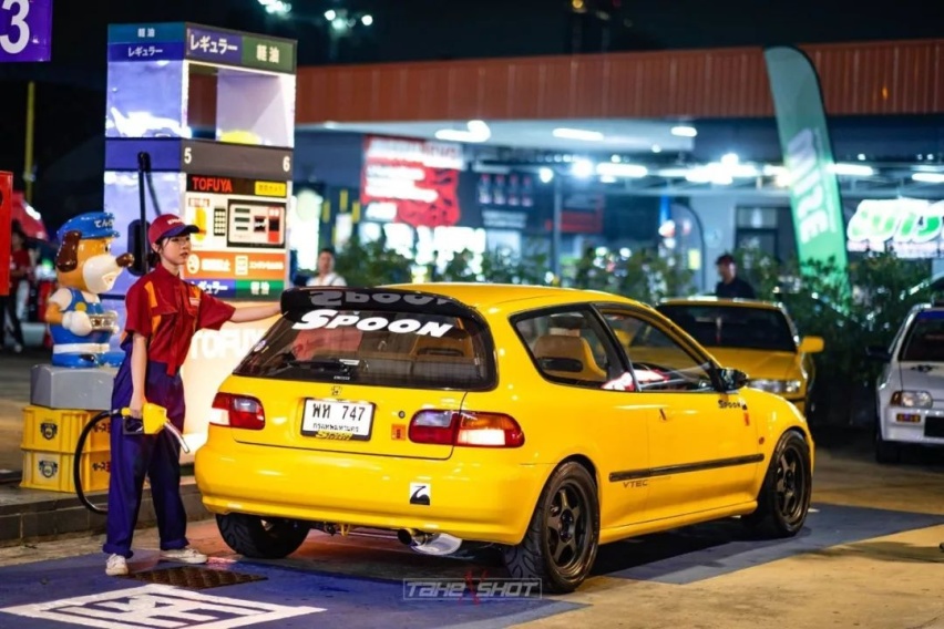 夏树去加油站打工了？2019最后一天带大家欣赏泰国JDM聚会