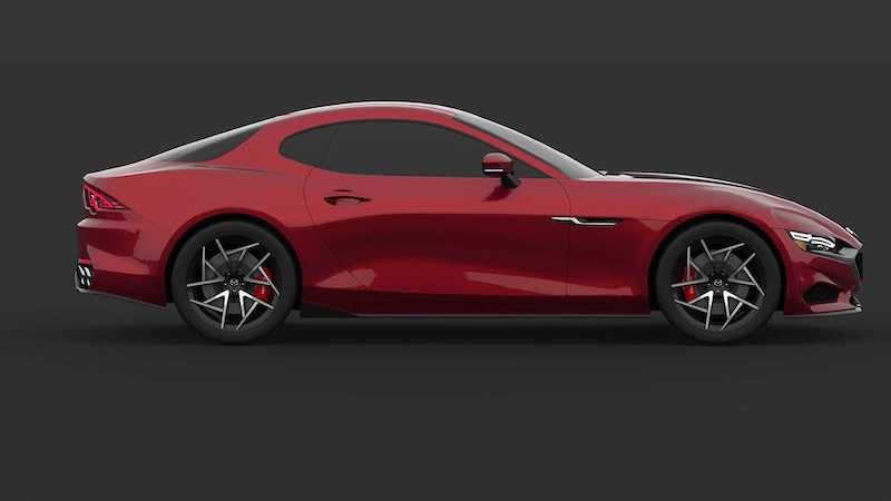 或将搭载转子发动机 马自达RX-7渲染图