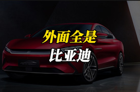 太炸裂了！日系车被打断气，德系车命悬一线，外面全是比亚迪