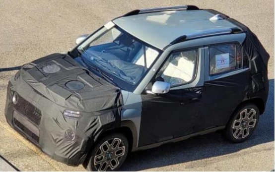 现代AX1小型SUV谍照曝光，预计明年亮相首发