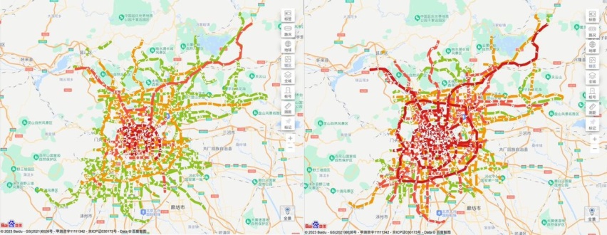 五一北京全城拥堵，亦庄畅行，百度AI信控技术给道路“丝滑”体验