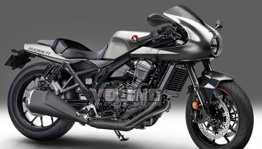 双缸子弹头本田HAWK 1100有望三月大阪车展亮相？