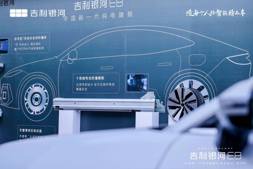 吉利银河E8中国新一代纯电旗舰私享品鉴会·西安站圆满落幕