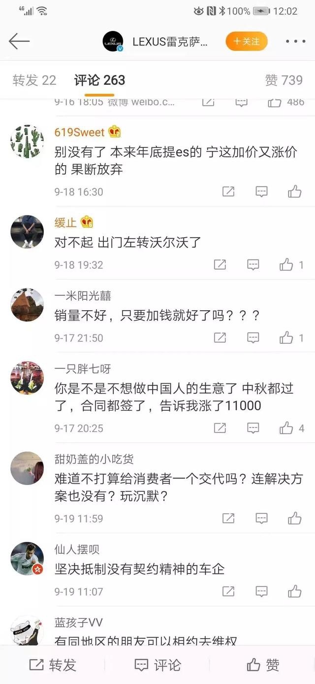 雷克萨斯涨价就不买？你们越骂卖得越好