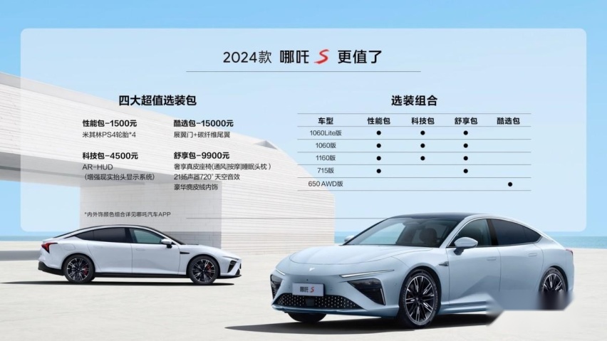 新车|15.98万元起 哪吒S焕新年款更值了！