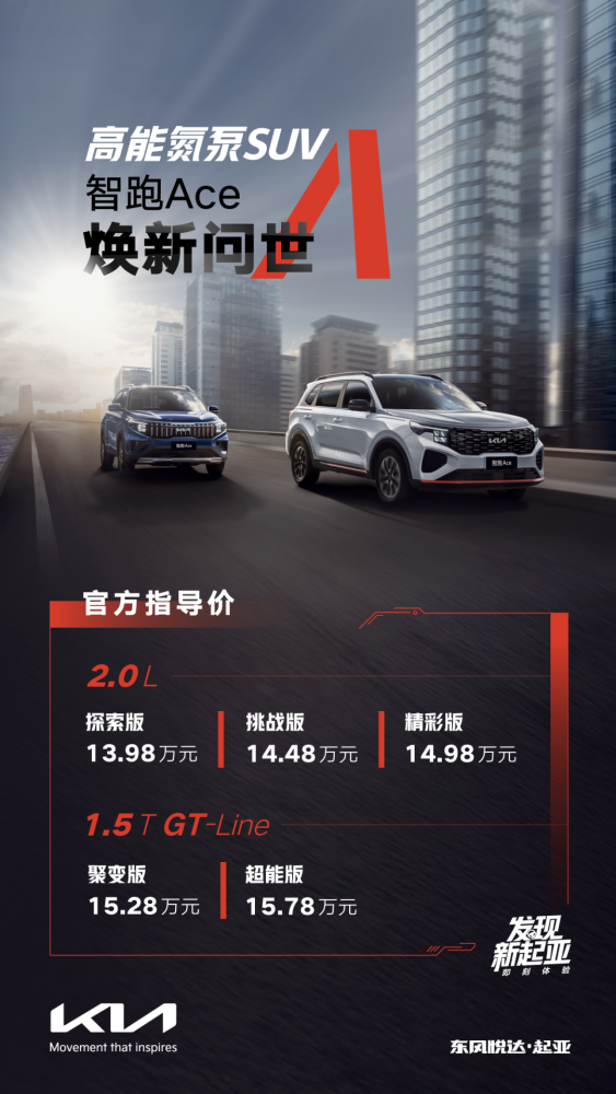 智跑Ace 13.98万起，改款胜换代，有实力更有诚意