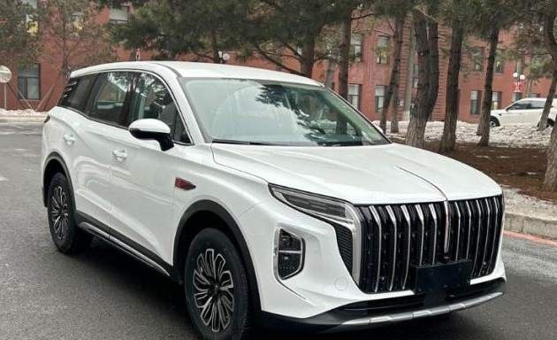 全新中大型SUV—红旗HS6申报图 外观庄严大气