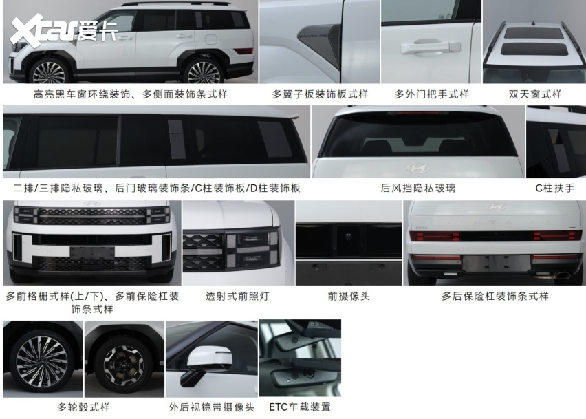 北京现代全新胜达完成申报:尾灯位置不会改变,硬朗气质融合复古