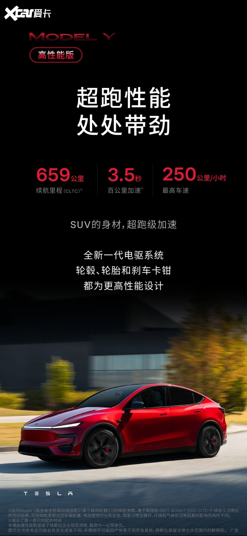 全新Model Y高性能版36.9万元起,中国上市!