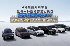 超舒适智能六座SUV，两种动力，零跑C16售价15.58-18.58万