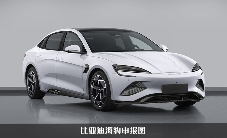 最帅比亚迪来了全新海豹官图发布能与特斯拉model3一决高下吗