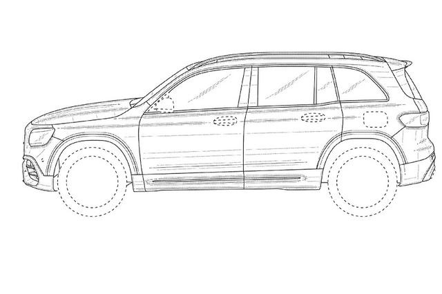 專利圖流出奔馳或將推出amgglb45車型