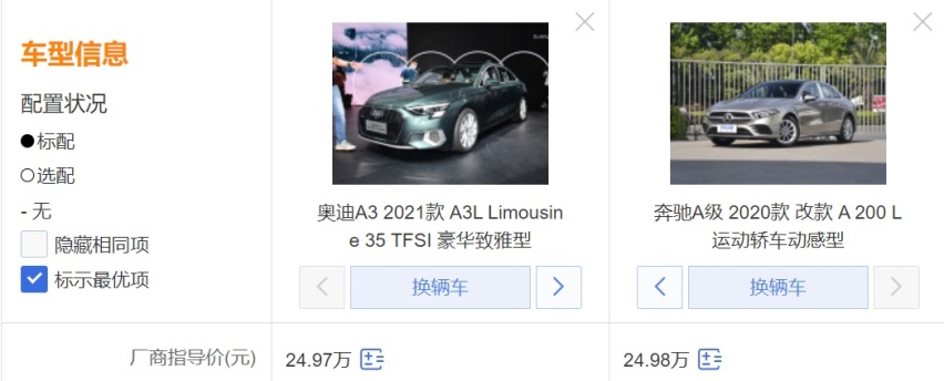 入门级豪华轿车，你选可咸可甜的奥迪A3还是奔驰A级呢？