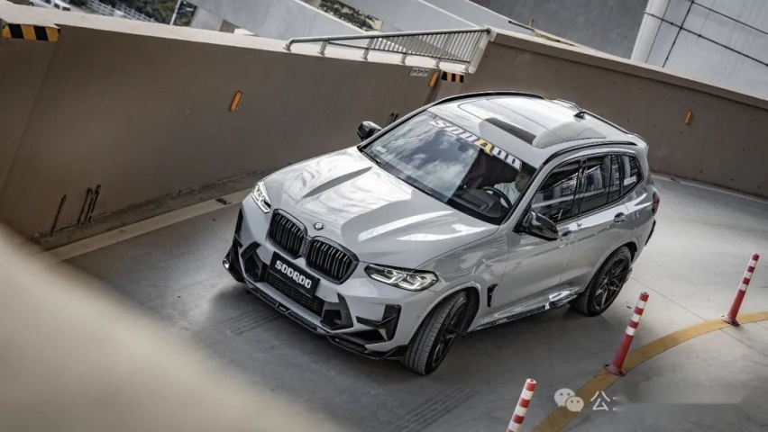 换上碳纤维外观套件的宝马X3M，SUV也能变得凶狠霸气