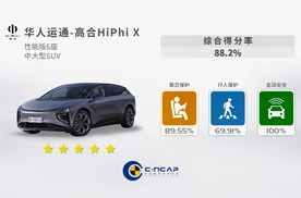 高合HiPhi X车身实力强悍，获C-NCAP五星，让你安全无虞