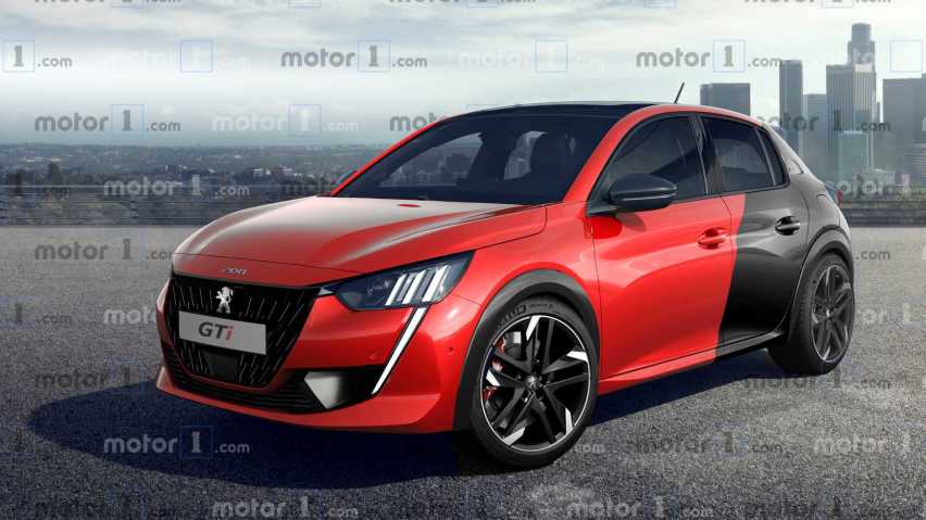 全新标致208 GTi假想图曝光 对标大众Polo GTI