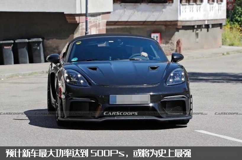 保时捷718 Boxster Spyder ，海外上路测试