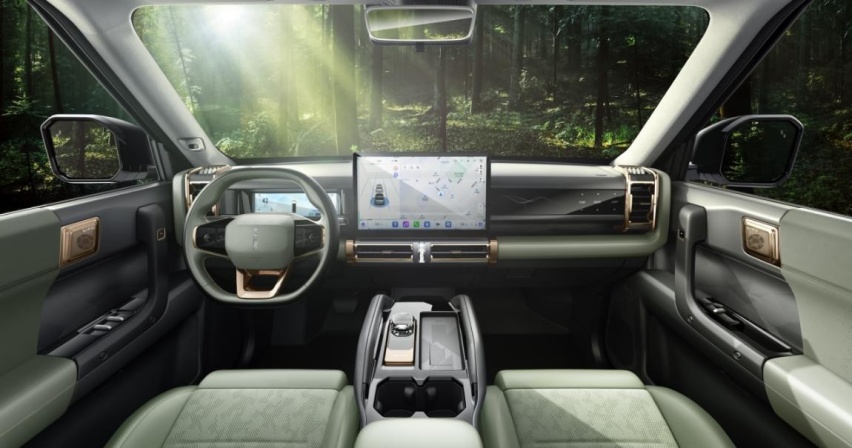 硬派纯电SUV新选择？奇瑞iCAR 03内饰曝光，今年四季度交付！