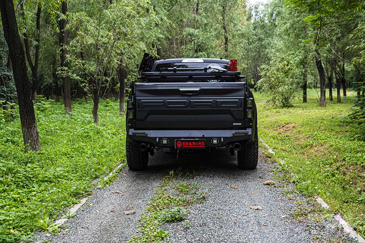 福特F-150LTD全车改装猛禽外观，整车定制喷涂汽车防爆装甲漆效果