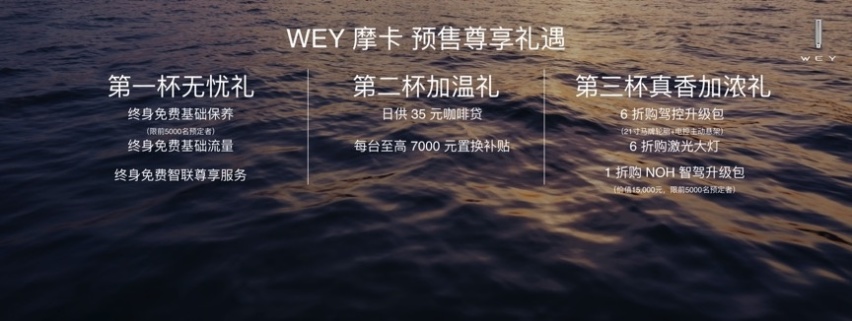 上海车展 WEY品牌旗舰SUV摩卡 17.98万元起预售