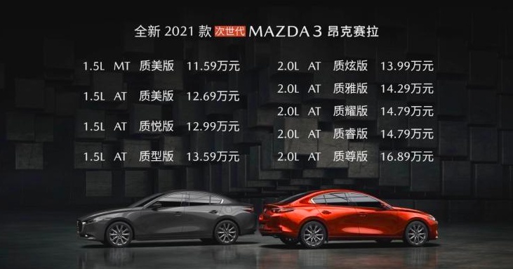 最值得买的，只有两款！2021款昂克赛拉购车手册