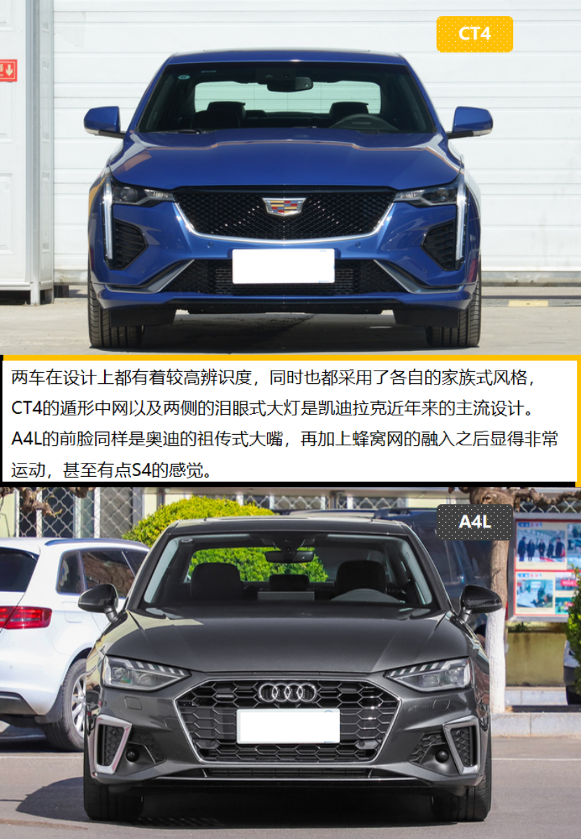 4月上市热门中级车 凯迪拉克CT4和奥迪A4L是不是对手？