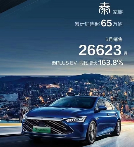 比亚迪6月份销量134036辆，销量不低投诉量也不少