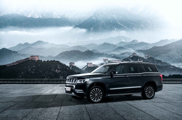 代表自主品牌的旗舰SUV 顶级平台研发的BJ90