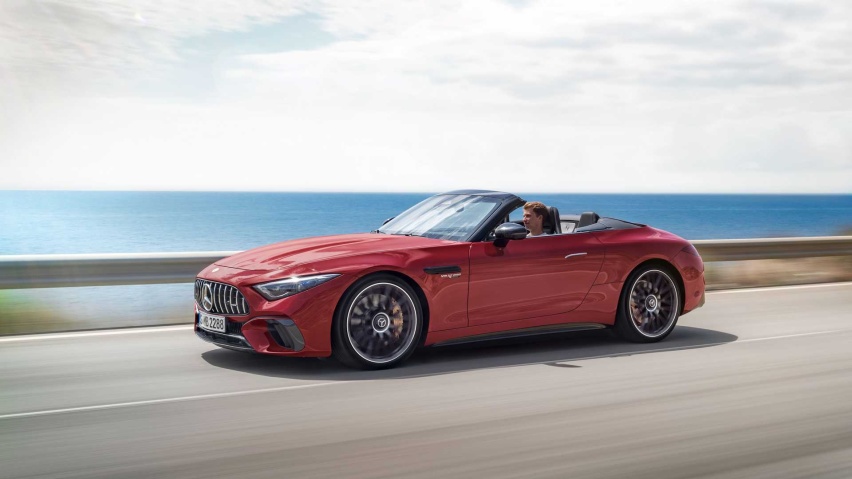 4.0T V8+四驱，座椅回归2+2布局，全新奔驰SL AMG正式发布