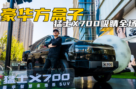 “豪华方盒子”！街头偶遇巡展的猛士X700，到底有多顶？
