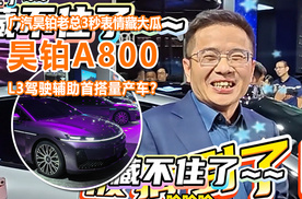 先懵后笑！广汽昊铂老总这3秒表情藏了大瓜，L3量产首车真是昊铂A800？