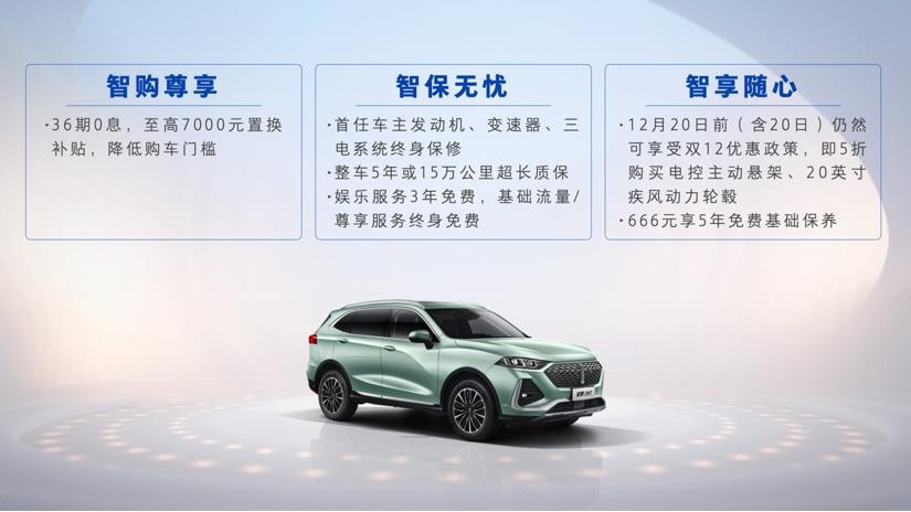 搭载1.5T混动系统，WEY拿铁DHT售价15.98万起