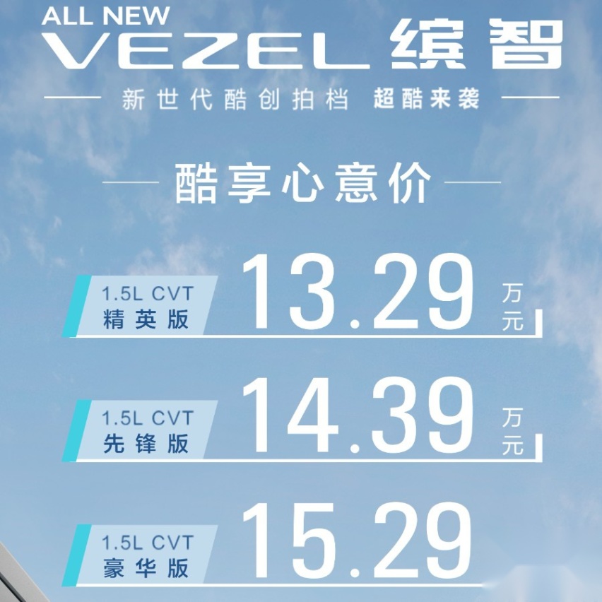 三款车型全系自吸，合资销冠能延续吗？全新广本缤智正式上市