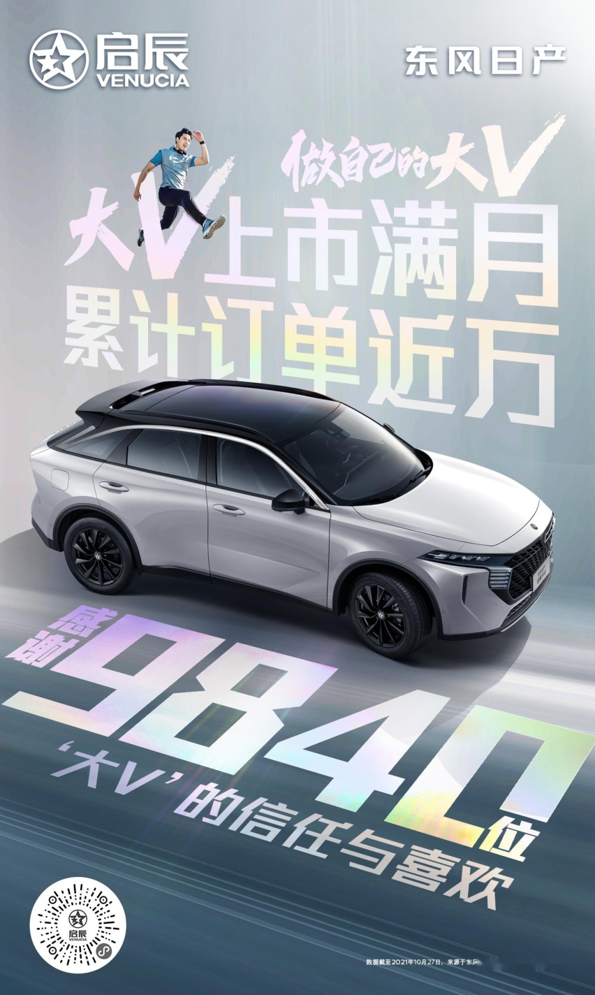 上市满月累计订单近万，东风日产启辰大V靠什么？