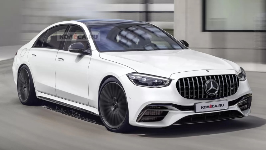 全新奔驰AMG S63渲染图曝光，采用专属格栅