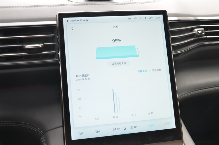 实测蔚来ES6 2020款 430KM 签名版续航里程