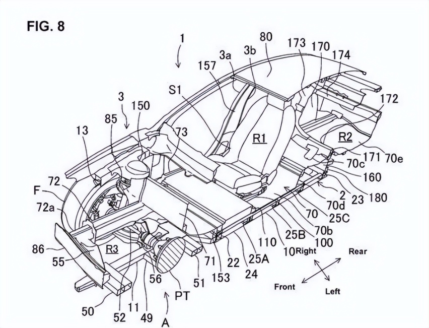 马自达3纯电版或将袭来，马自达纯电轿车专利图曝光