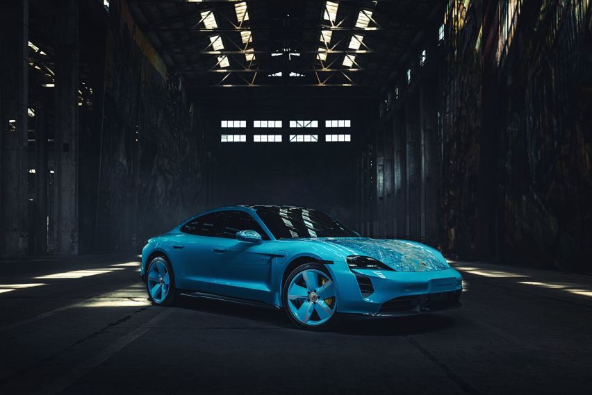 行走的艺术品，保时捷Taycan Turbo S 定制版设计的解读
